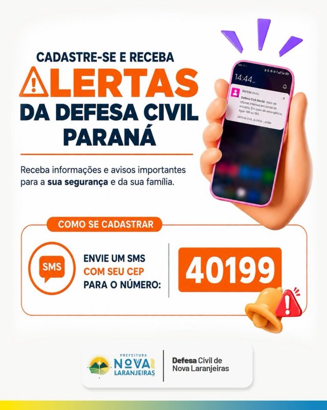Fique Atento aos Alertas da Defesa Civil